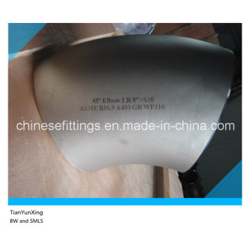 Stainless Steel Bw Smls Seamless 45deg Elbow Fittings